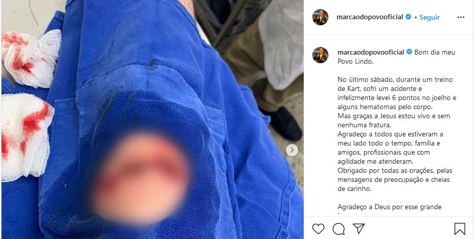 Foto compartilhada por Marcão do Povo (Imagem: Reprodução)