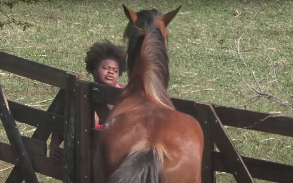 Jojo Todynho em A Fazenda 12 (Foto: Divulgação)
