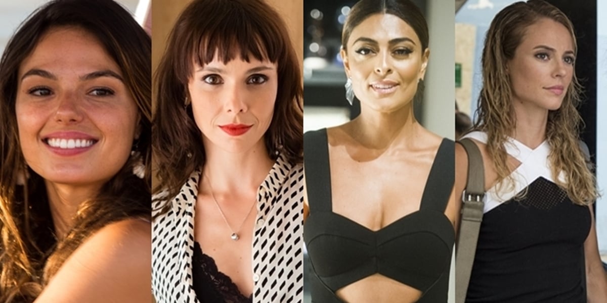 Ísis Valverde, Débora Falabella, Juliana Paes e Paolla Oliveira estão no elenco de A Força do Querer (Foto: Globo/Estevam Avellar/Tata Barreto/João Miguel Júnior)