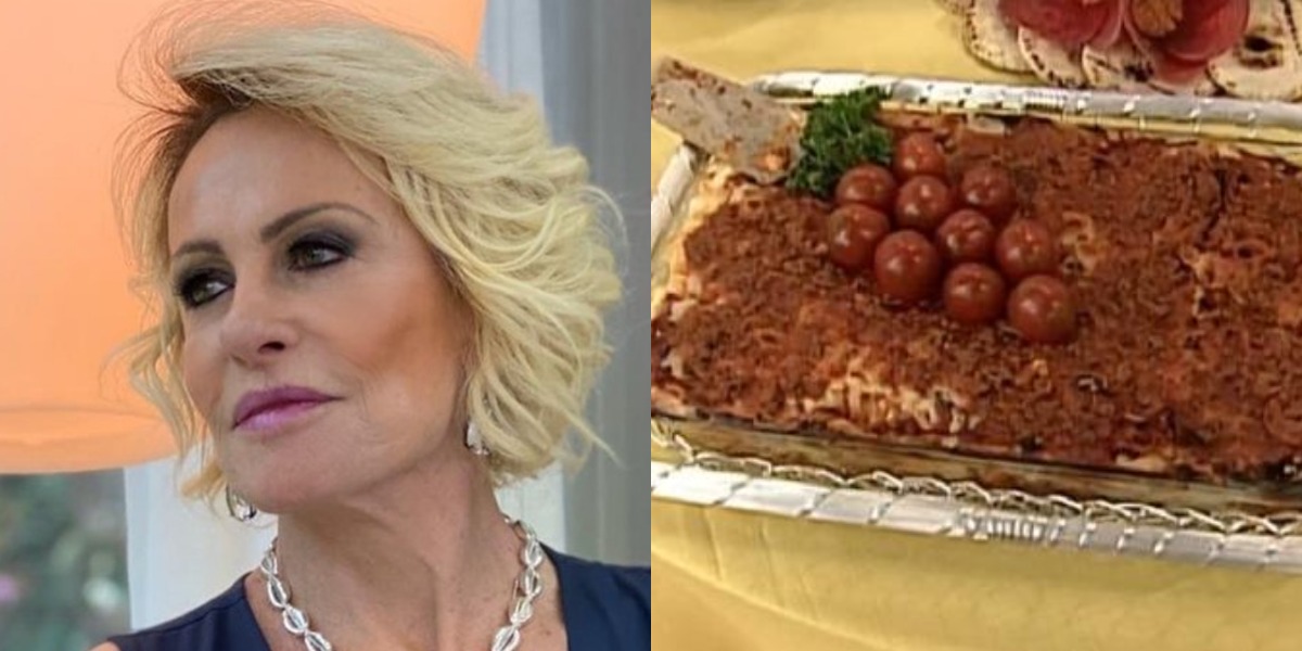 Ana Maria Braga prepara lasanha de pão sírio no Encontro de hoje (Foto: Reprodução)