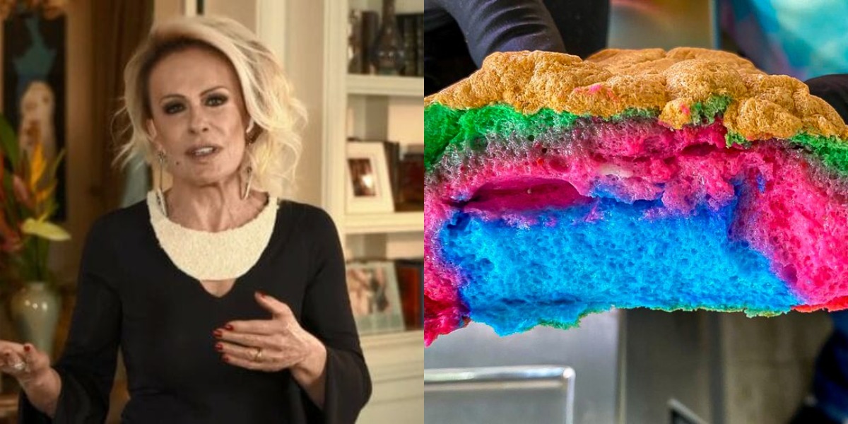 Ana Maria Braga prepara pão de nuvem no Encontro de hoje (Foto: Reprodução)