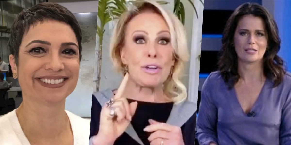 Ana Maria Braga, Sandra Annenberg e Adriana Araújo (Foto: reprodução)