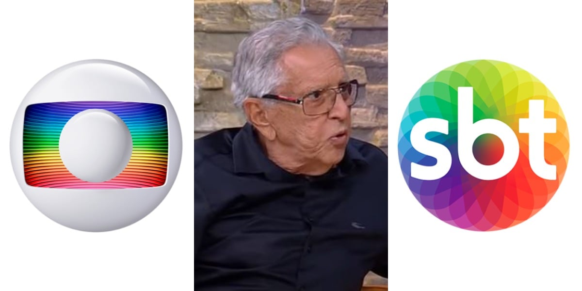 Carlos Alberto de Nóbrega voltou a gravar o "A Praça é Nossa" (Foto: Reprodução/TV Globo/RedeTV!/SBT)