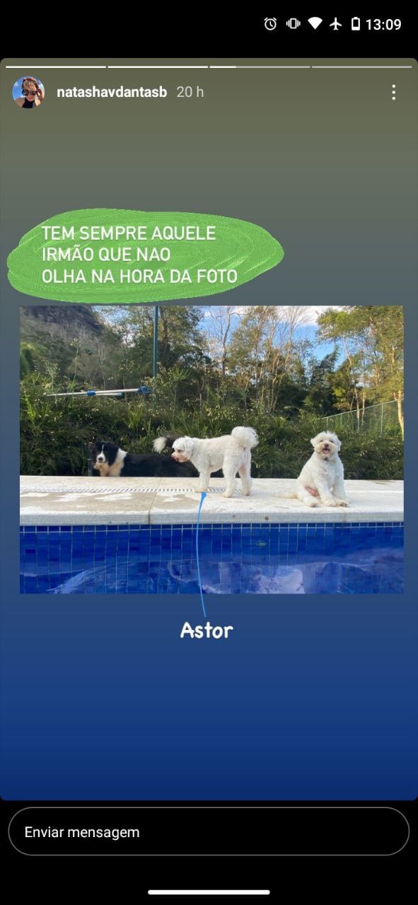Natasha Dantas é bem presente nas redes sociais 