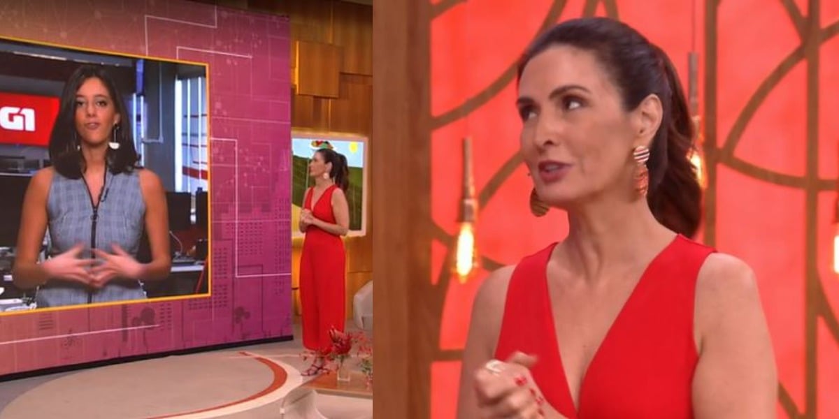 Fátima Bernardes era tia de Luiz Tenente (Foto: Reprodução/TV Globo)