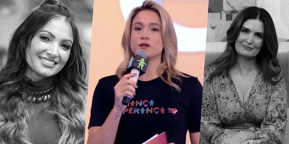 Fernanda Gentil assumiu o lugar de Patrícia Poeta no programa de Fátima Bernardes (Foto: reprodução)