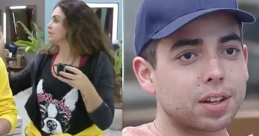 Luiza Ambiel criticou Lucas Selfie no reality da Record TV (Foto: Reprodução) A Fazenda