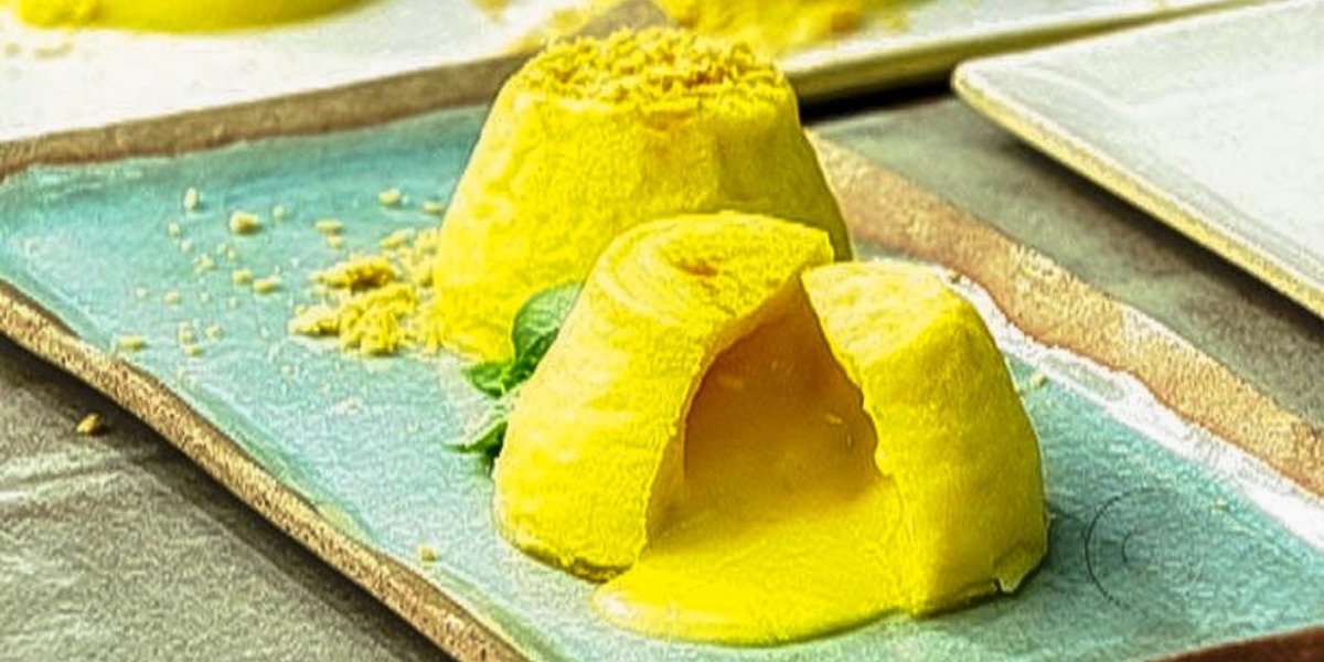 Petit Gâteau de queijo feito por Ana Maria Braga (Foto: Reprodução)