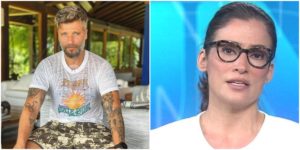 Bruno Gagliasso contou que tem 'crush' em Renata Vasconcellos (Foto: Reprodução/ Montagem/ TV Foco)