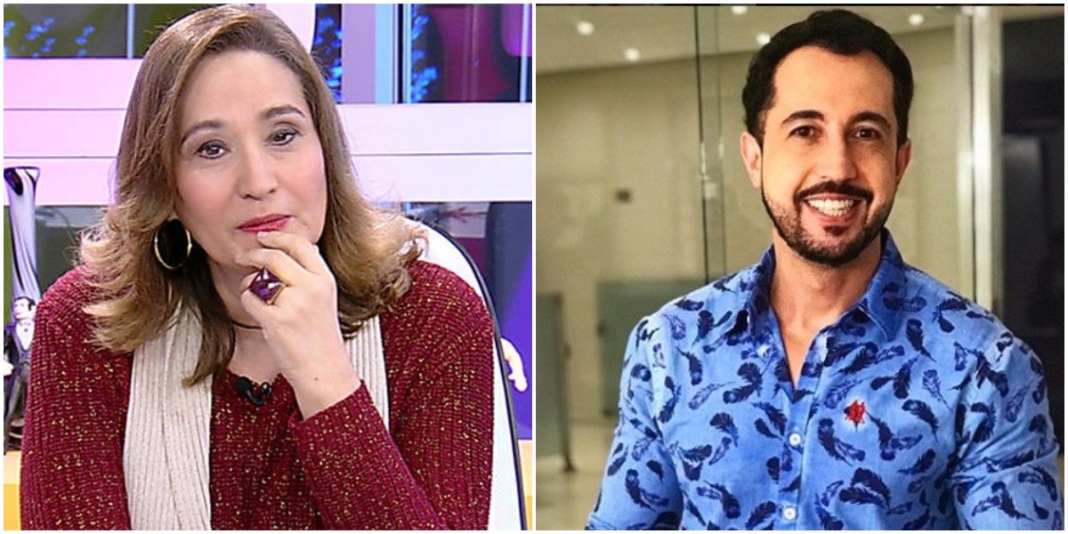 Sônia Abrão e Thiago Rocha trabalham juntos no A Tarde é Sua (Foto: Reprodução/ Montagem/ TV Foco)