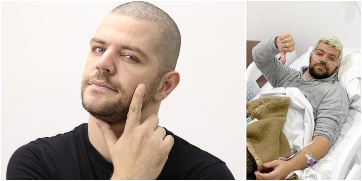 Victor Sarro passou mal enquanto gravava com Rodrigo Faro (Foto: Reprodução)