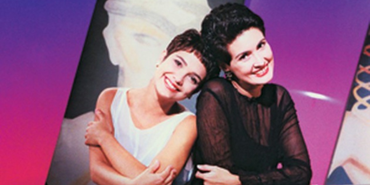 Sandra Annenberg e Fátima Bernardes no "Fantástico" (Foto: Divulgação/TV Globo)