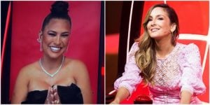 Simone e Claudia Leitte no The Voice (Reprodução)