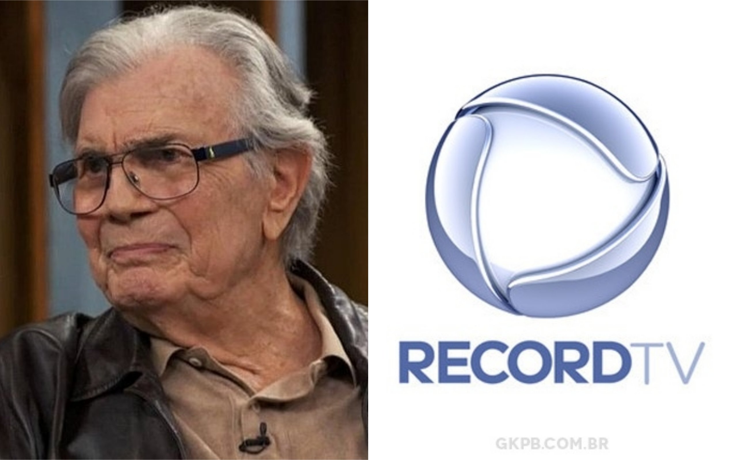O ator tarcísio Meira deu entrevista para a Record (Foto: Divulgação)