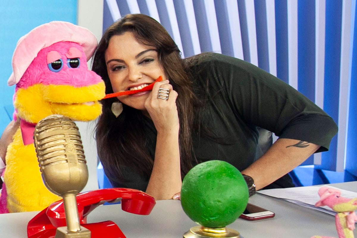 Fabíola Reipert do quadro "A Hora da Venenosa", do programa "Balanço Geral SP" (Foto: Divulgação/Record)