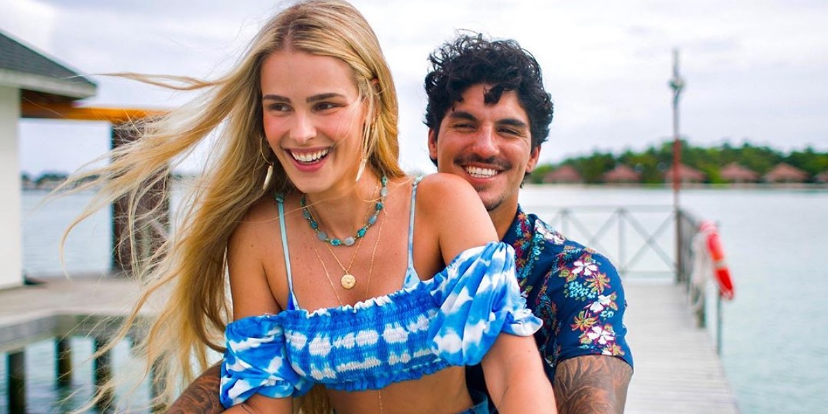 Gabriel Medina e Yasmin Brunet são casados (Foto: Reprodução/Alex Postigo)