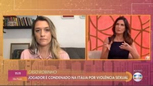 Ana Thaís no Encontro da Globo (Foto: Reprodução)