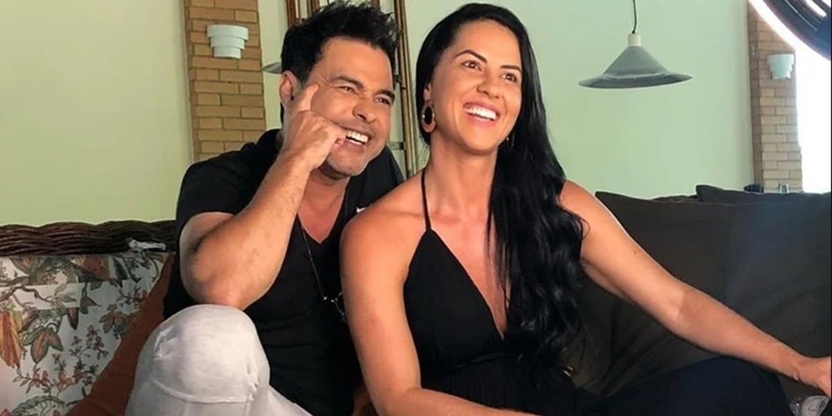 Graciele Lacerda e Zezé Di Camargo comem juntos durante viagem