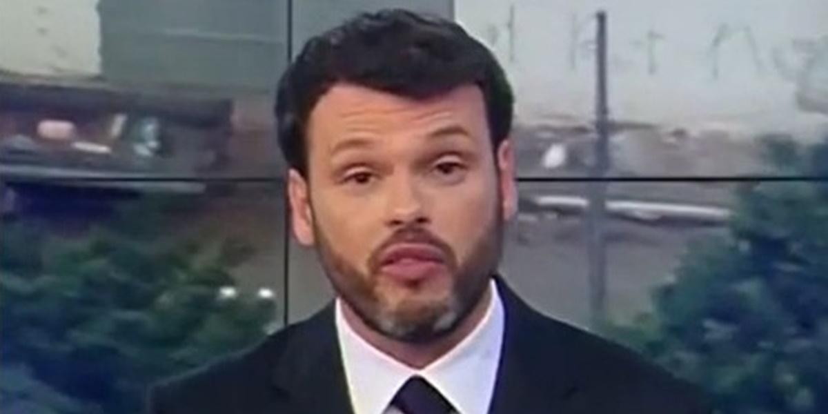 Lucas Martins é o substituto de Datena no Brasil Urgente (Foto: Reprodução)