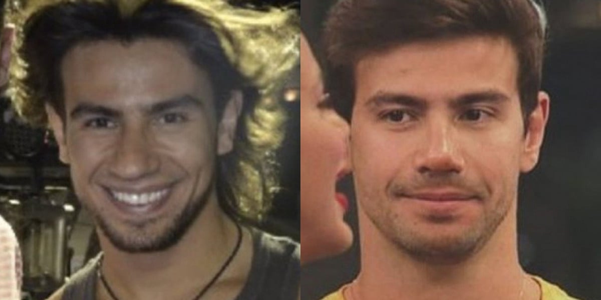 A Fazenda 12: Mariano antes e depois (Foto: Reprodução)
