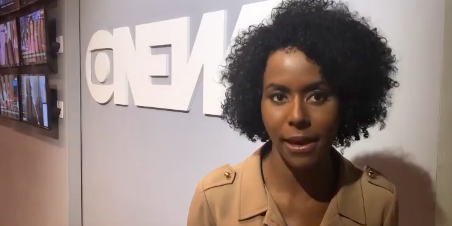 Maju Coutinho apresenta o 'Jornal Hoje' (Foto: reprodução)