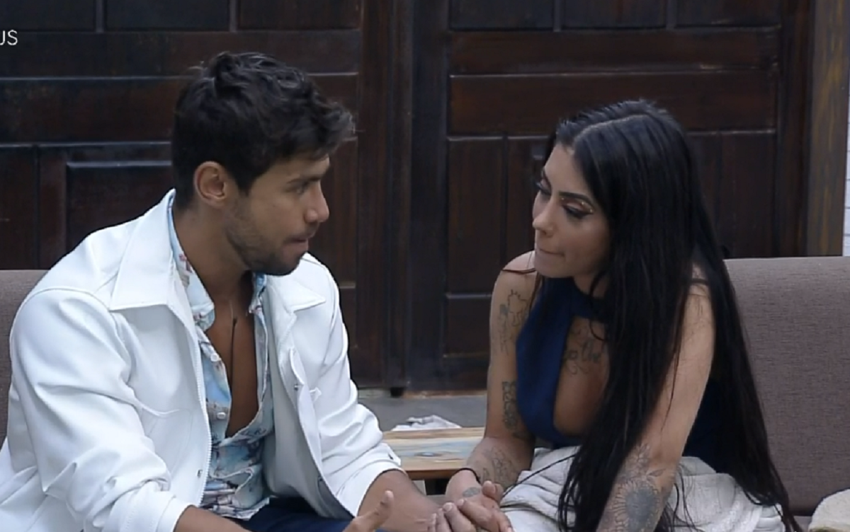 Mariano e Mirella (Foto: Reprodução) A Fazenda