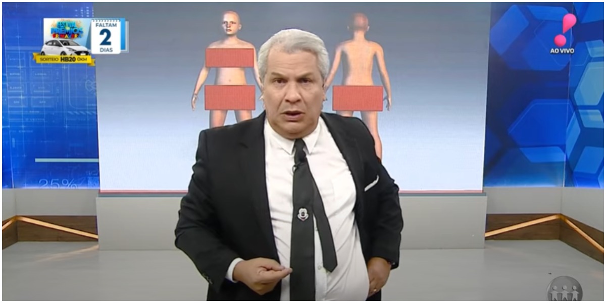Sikêra Junior massacra Xuxa no Alerta Nacional (Foto: Reprodução)