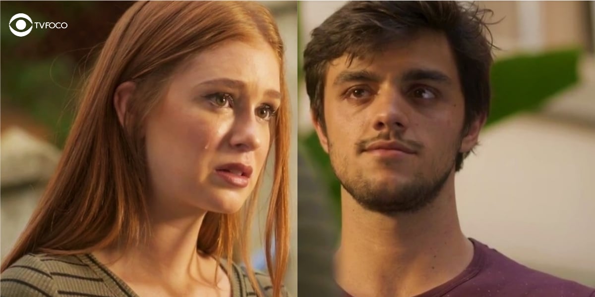 Fotomontagem de Eliza e Jonatas da novela Totalmente Demais