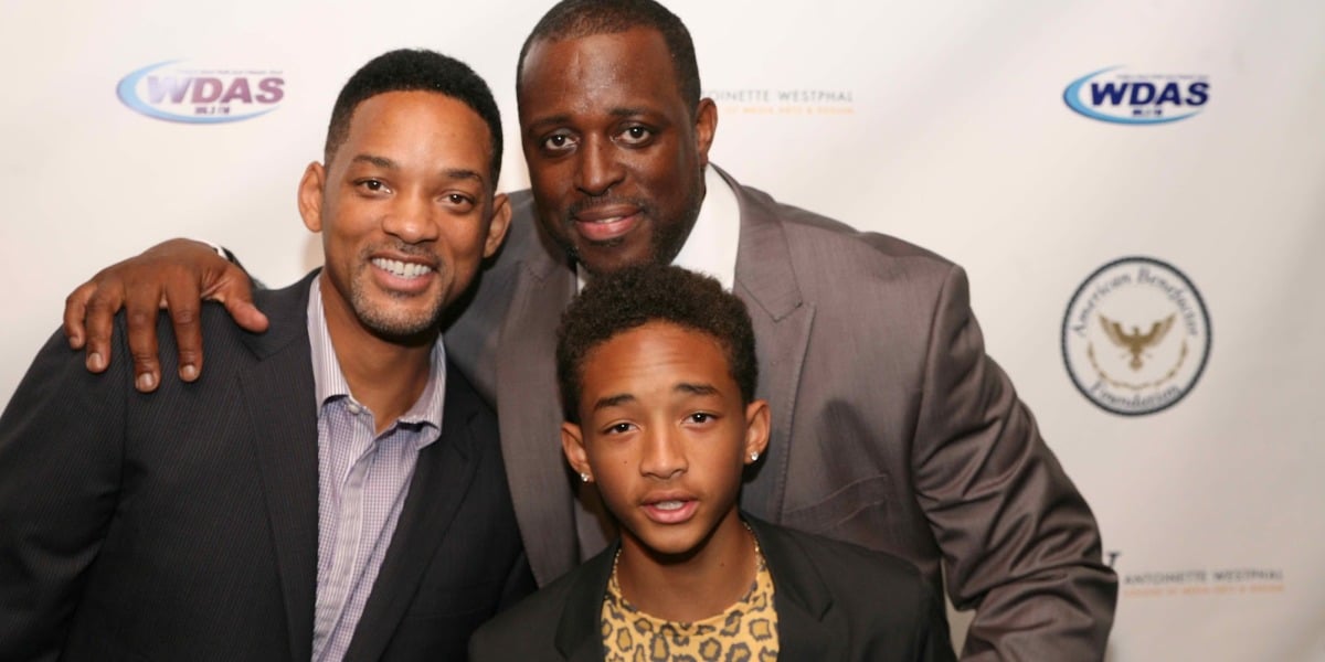 Will Smith, Charlie Mack e Jaden Smith (Foto: Reprodução)