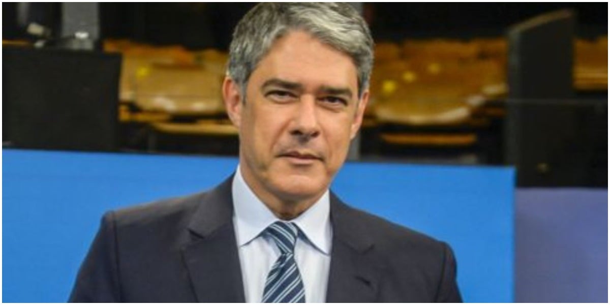 William Bonner trabalha há anos no comando do JN na Globo (Foto: Reprodução)