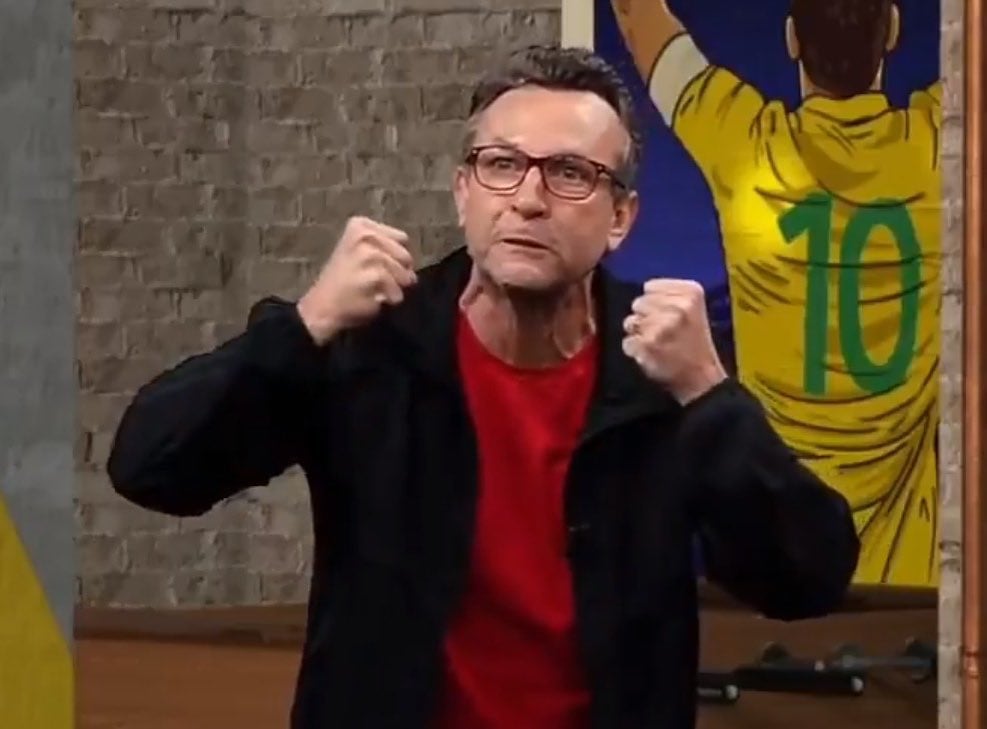 Neto ficou revoltado com Galvão Bueno (Foto: Reprodução)