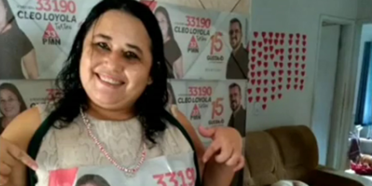Luciano Camargo: Cleo Loyola recebeu apenas 37 votos das urnas (Foto: Reprodução)