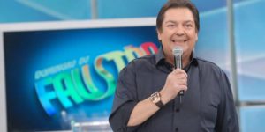 Faustão à frente de seu programa dominical (Foto: Divulgação / TV Globo)