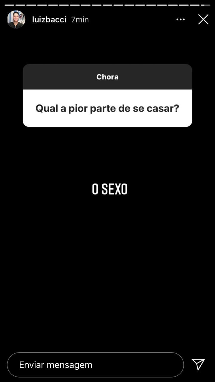 Luiz Bacci fez revelação ousada nas redes sociais (Foto: Reprodução/Instagram)