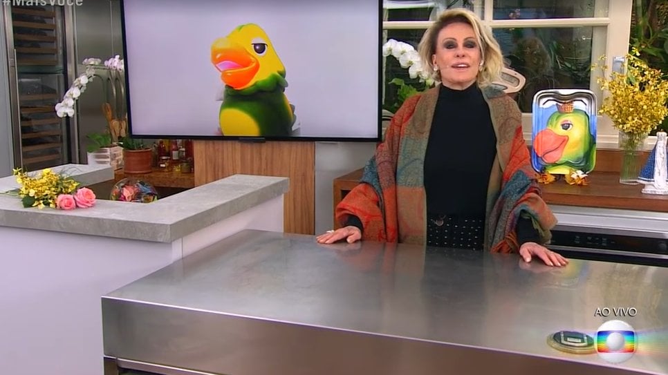 Ana Maria faz homenagem para o Louro José (Foto: Reprodução)