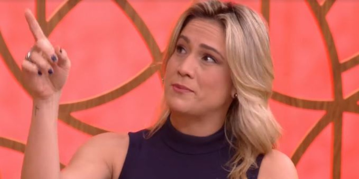 Fernanda Gentil no "Encontro" de hoje (Foto: Reprodução/TV Globo)