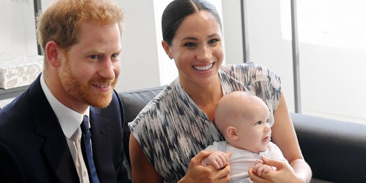 Príncipe Harry, Meghan Markle e Archie (Foto: Reprodução)