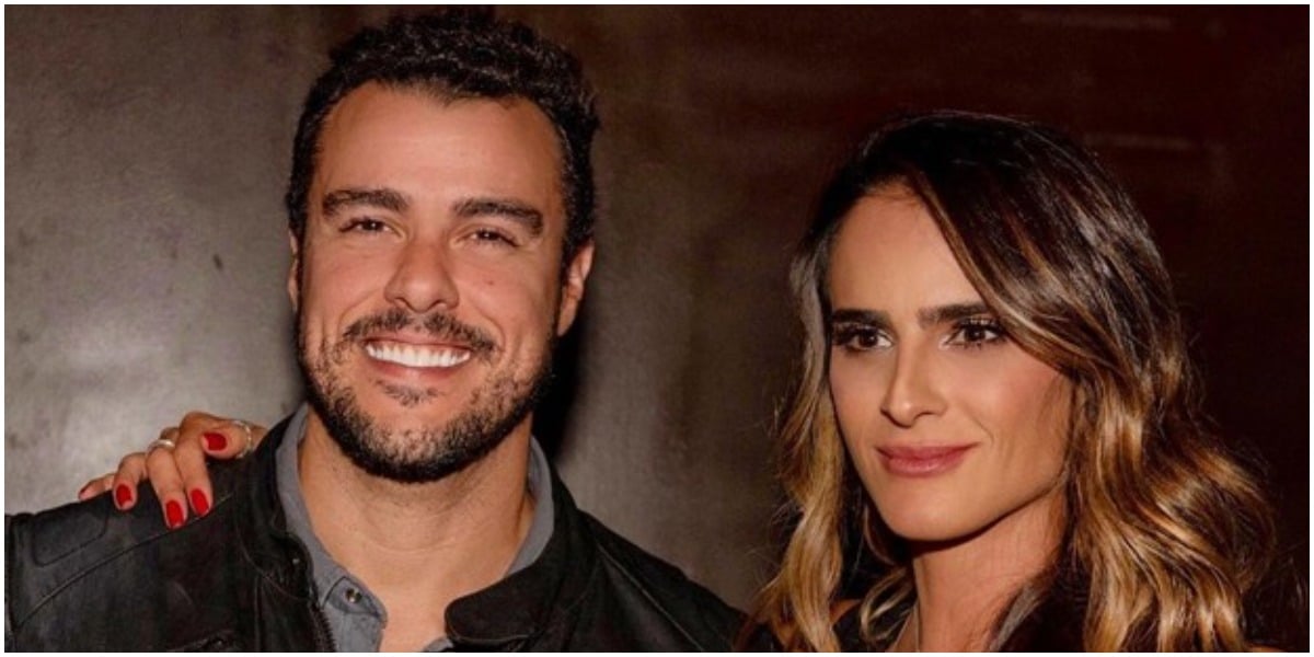 O ator Joaquim Lopes e a esposa se divertiram nas redes sociais - Foto: Reprodução