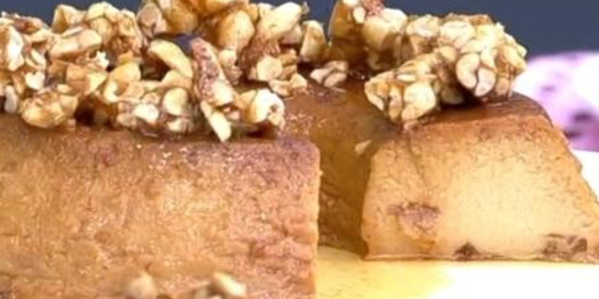 Pudim de pé de moleque de Ana Maria Braga (Foto: Reprodução)