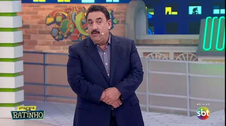 Ratinho revelou medo de ser demitido pelo SBT (Foto: Reprodução)