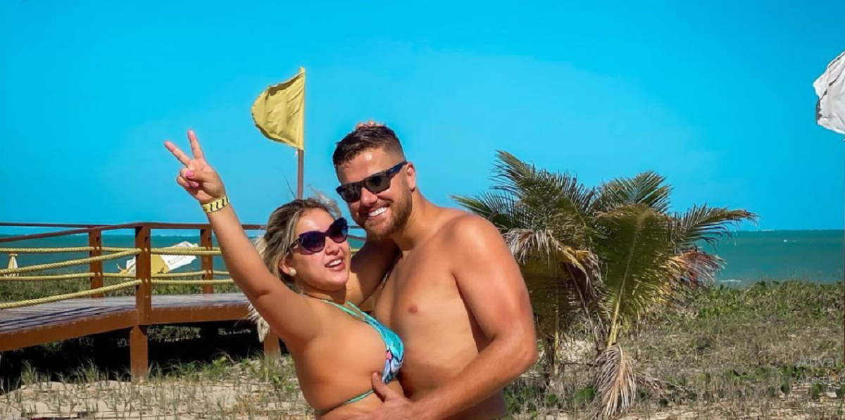 Zé Neto e a esposa Natália Toscano (Foto: Reprodução)