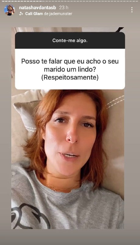 Natasha Dantas respondeu as mulheres que se declararam para o jornalista 