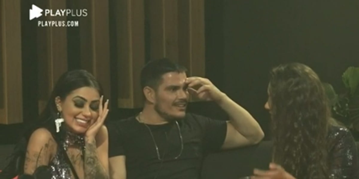 Mirella: JP ficou indignado com fofoca de Luiza Ambiel (Foto: Reprodução)