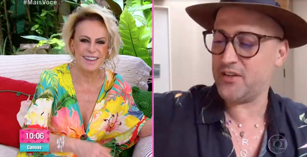 Ana Maria recebeu Paulo Gustavo em seu programa (Foto: Reprodução/TVGlobo)