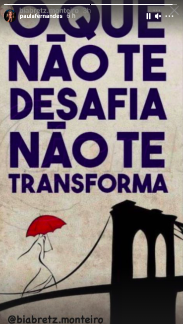 Paula Fernandes desabafa nas redes sociais (Reprodução: Instagram) 