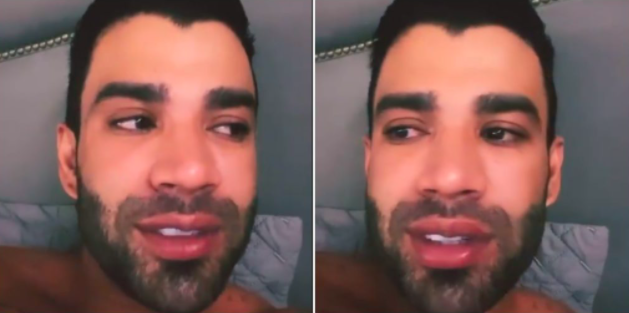 Gusttavo Lima surge chorando por conta da morte da mãe (Reprodução) 