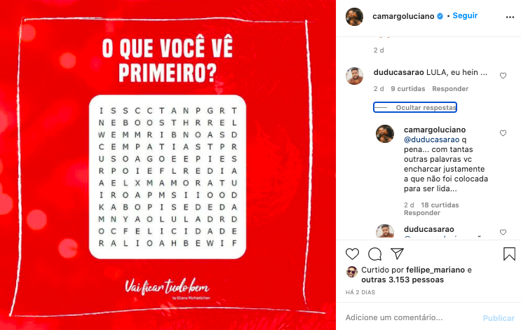 Luciano Camargo (Reprodução) 