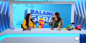 Fabiola Reipert teve áudio vazado ao vivo durante o quadro de fofocas do 