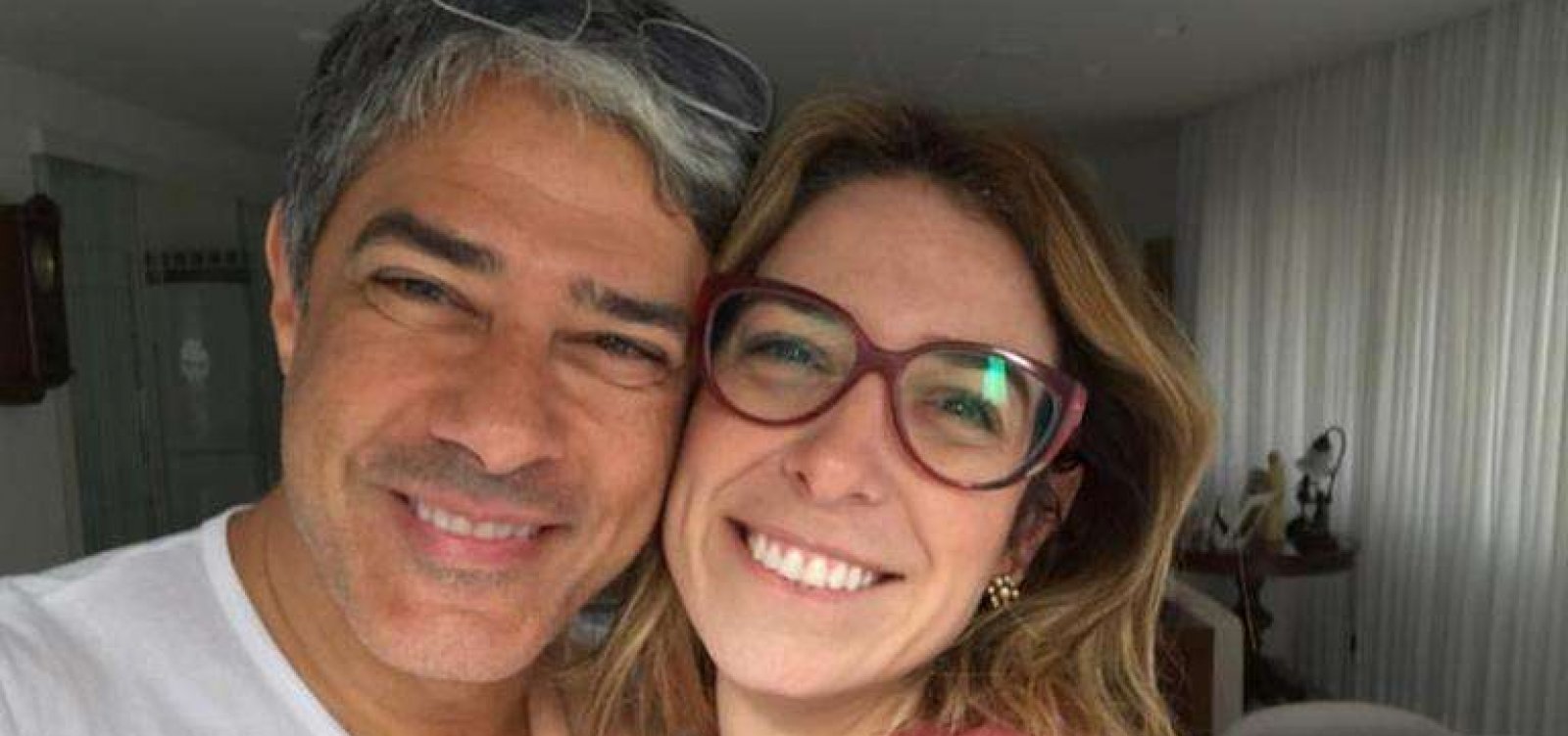 William Bonner e Natasha Dantas (Foto: Reprodução)