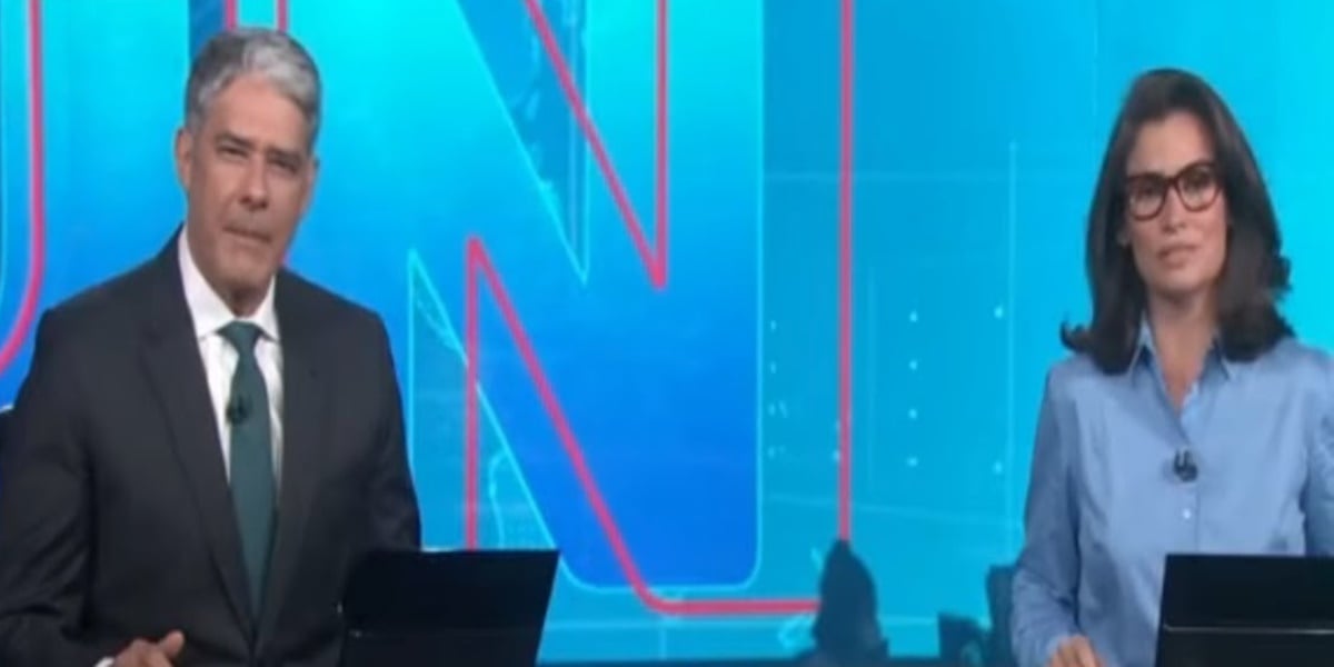 William Bonner e Renata Vasconcellos estão de volta ao Jornal Nacional (Foto: Reprodução)